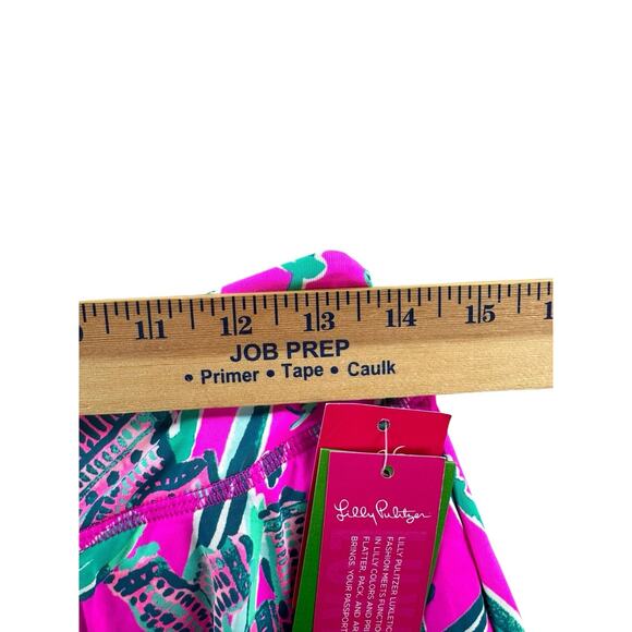 Lilly Pulitzer Luxletic Aila Meryl Nylon Skort Sz S Mandevilla Pink Extra Lucky - Picture 5 of 12